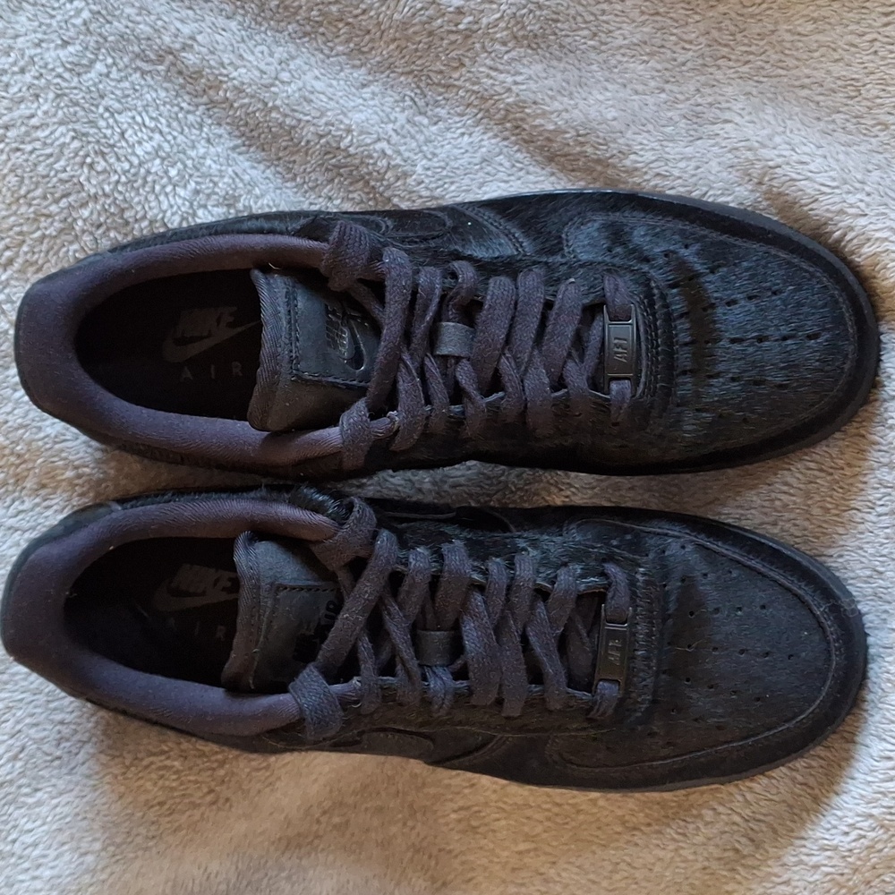 Women's Nike AF1 Black Shoes, 10